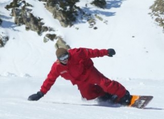  Clases de snowboard en el macizo del Mercantour 